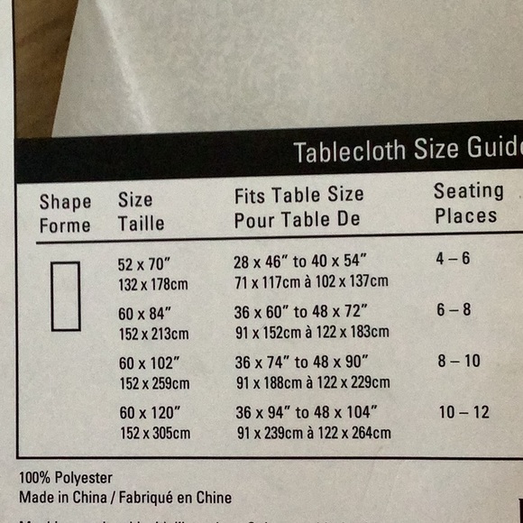 Lenox Leaf Jacquard Tablecloth. - Picture 6 of 9